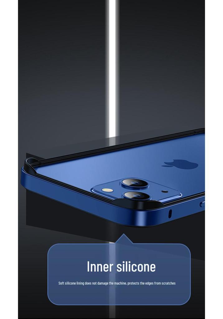Ultra-Thin Metal Frame Anti-Fall Case for Apple 17 Pro Max & 15 - Aluminum Alloy