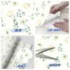 Juangfia Floral Wallpaper Removable Waterproof Kitchen Cutting Renovation DIY Wall 5m Stickers, Wallpaper, Wallpaper, Sheet, Sheet, Stickers,