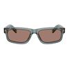 Prada Logo Side Acetate Rectangular Sunglasses Men Sunglasses Light-Gray Blue SPR-B11-S-17T-05D