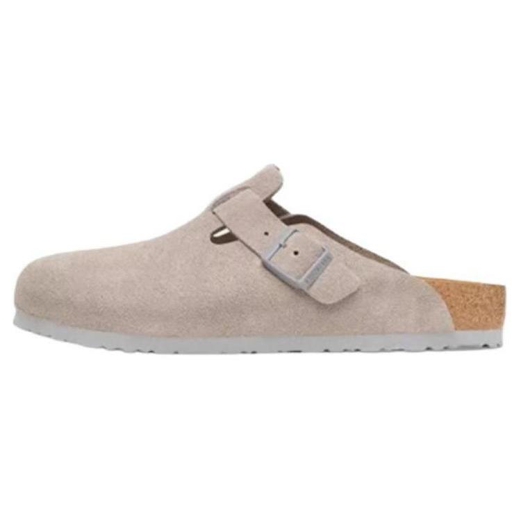 Birkenstock Boston Замша Кожа Stone Coin Женские 1027751 36