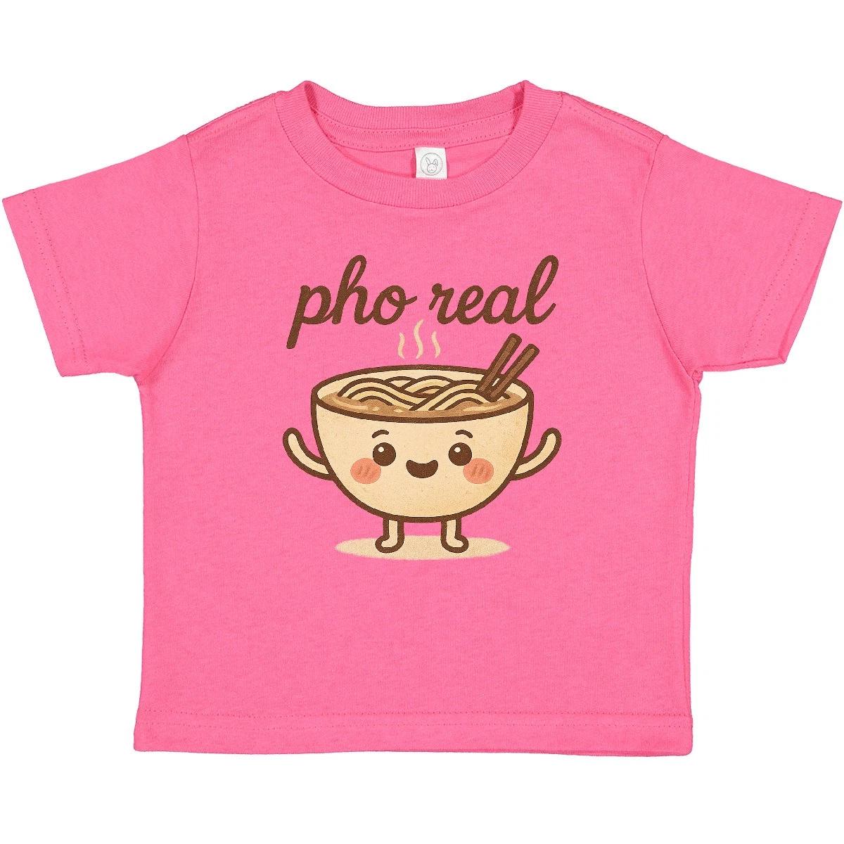 Inktastic Pho Real Cute Kawaii Noodle Bowl With Smiling Face Baby T-Shirt Lover 100