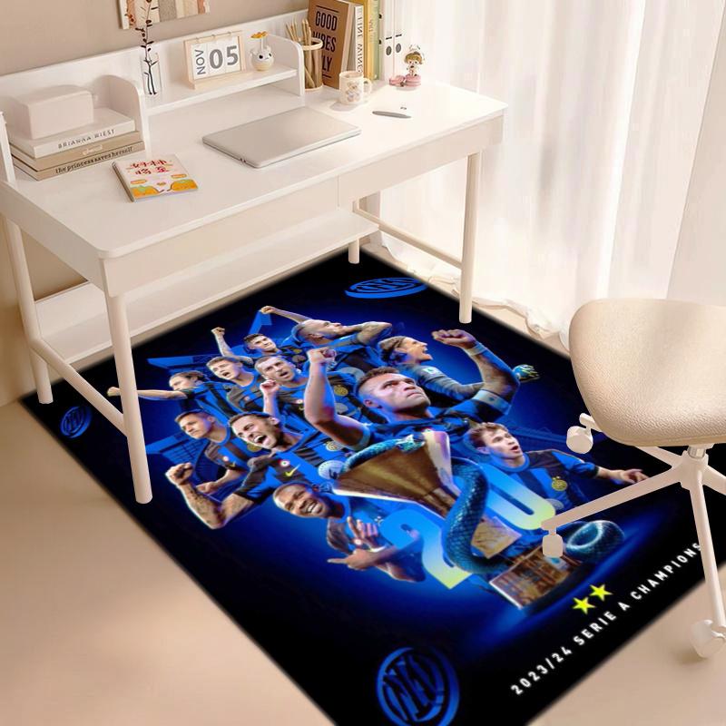 Famous F.C. Internazionale Milano football player Lautaro Martínez carpet is suitable for living room and bedroom office decorative carpet L5