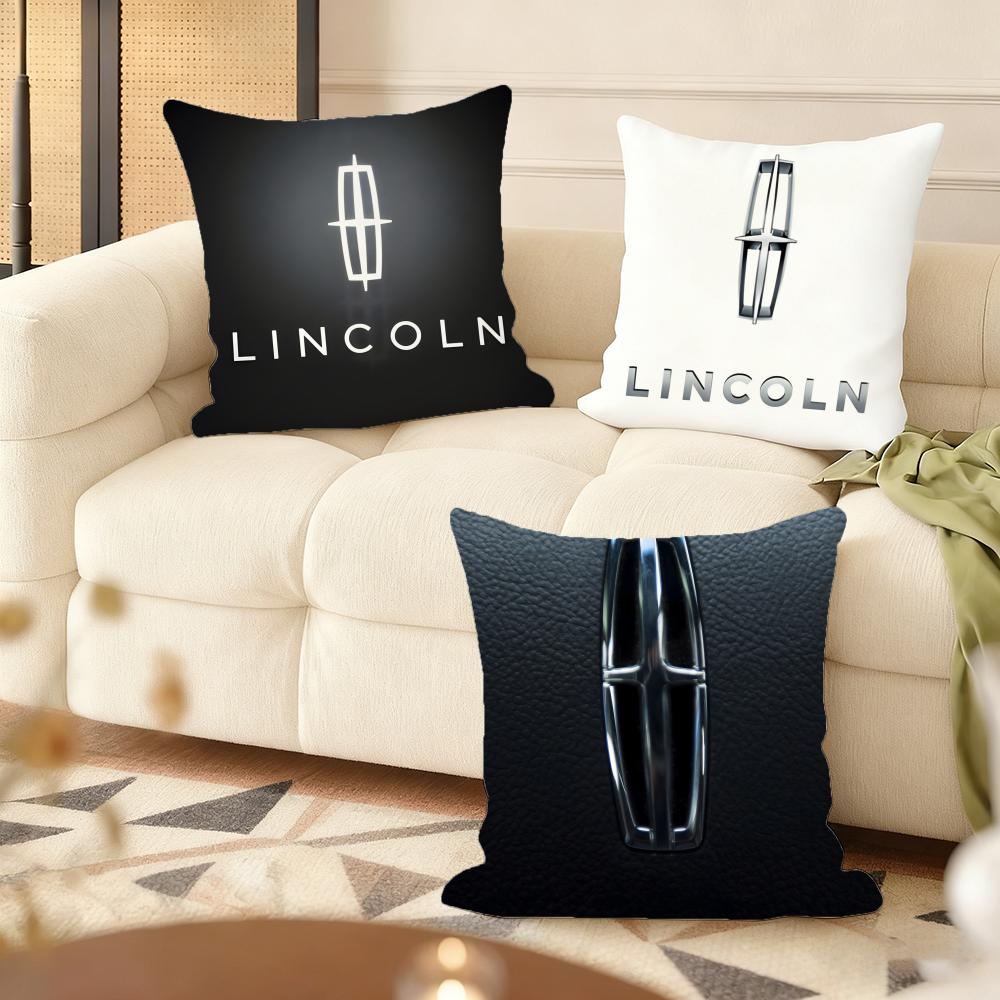 L-L-Lincoln-S Cushion Cover Silky Short Plush Home Sofa Cushion Cover - Invisible Zipper Home Decoration