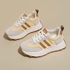 Women's Outdoor Workout Sneakers Lightweight Anti-Slip Sport Walking Shoes Casual Comfortable Non-Slip Lace-up Running Tennis Sneakers for Women