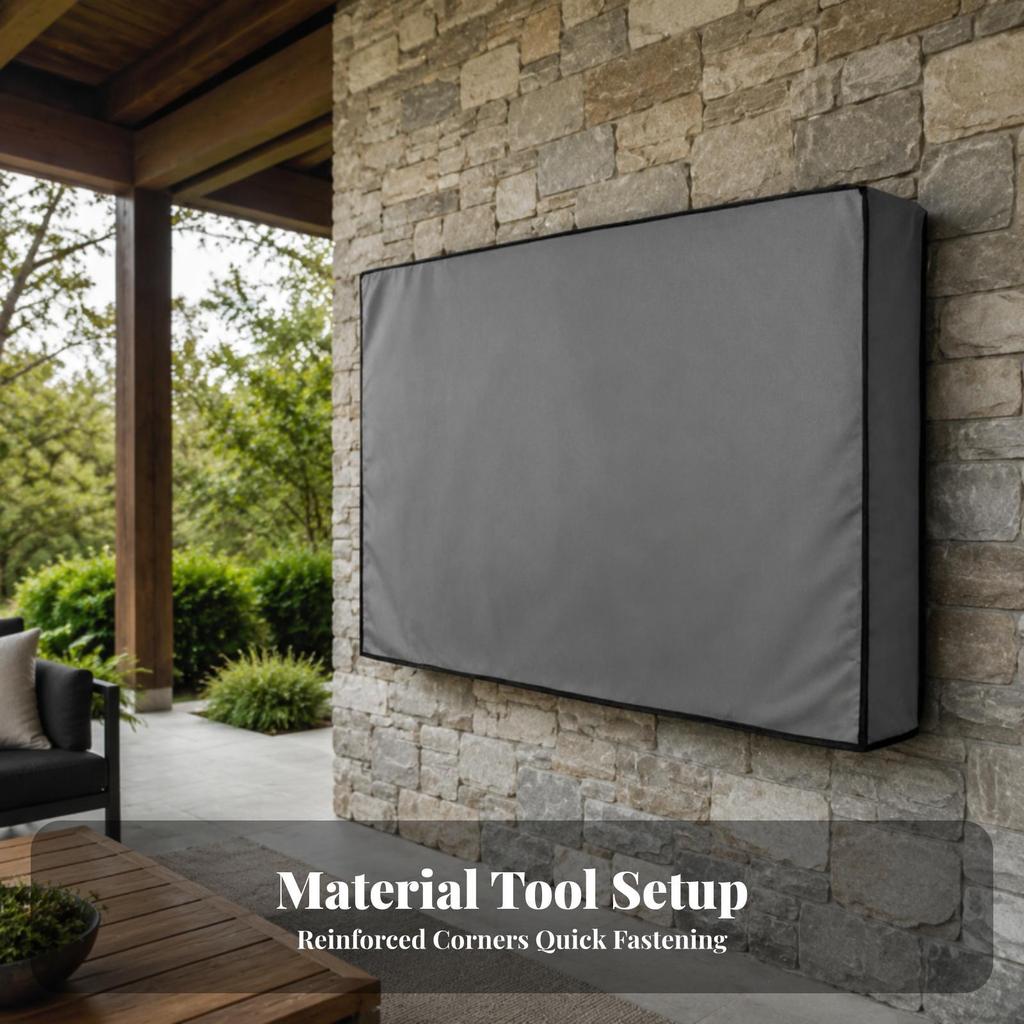 Dustproof Complete Coverage Outdoor TV | Waterproof, Television Cover,