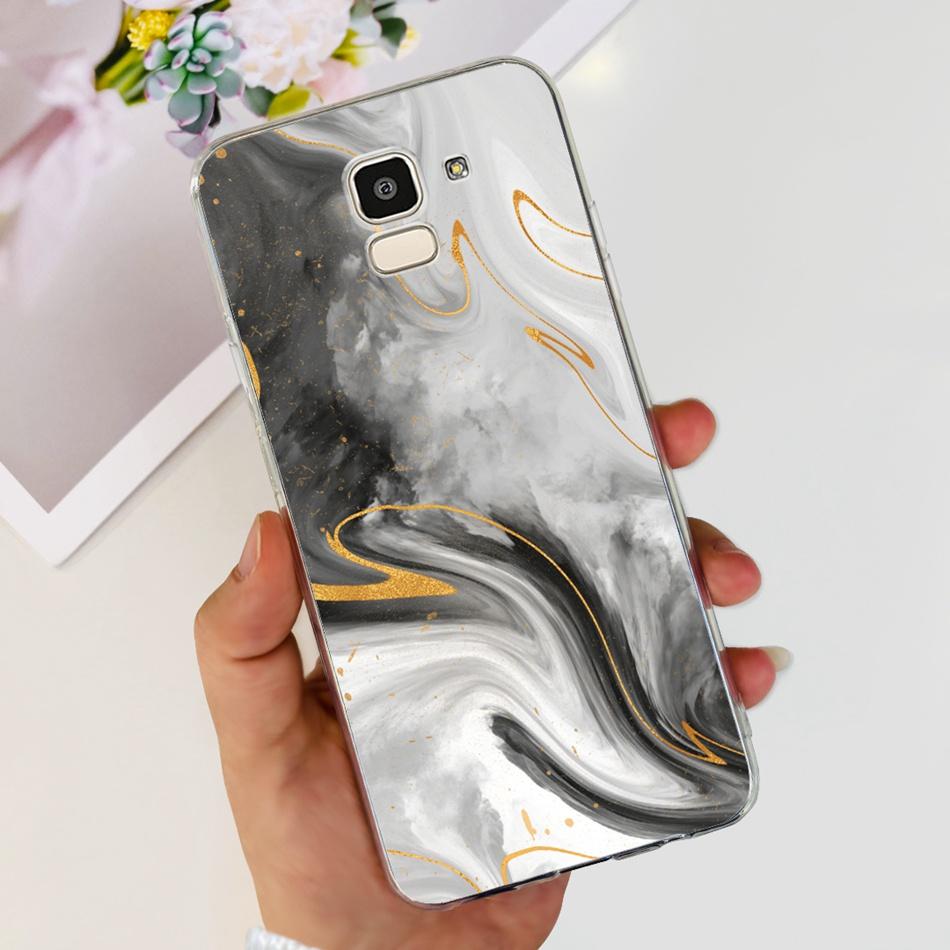For Samsung Galaxy J6 J6+ 2018 Phone Case Samsung J 6 J6 Plus SM-J600F J610G Fashion Cool Pattern Soft Silicone TPU Cases