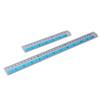 6in & 12in Straight Edges Ruler with Imperials and Metric Measurements Stainless Steel Ruler Set for Project Crafting