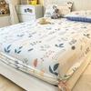 Small Fresh Floral Pattern,100% Cotton,Fitted Sheet With Deep Pocket 160x200,No Pillowcase,Soft Breathable,133x72 Fabric