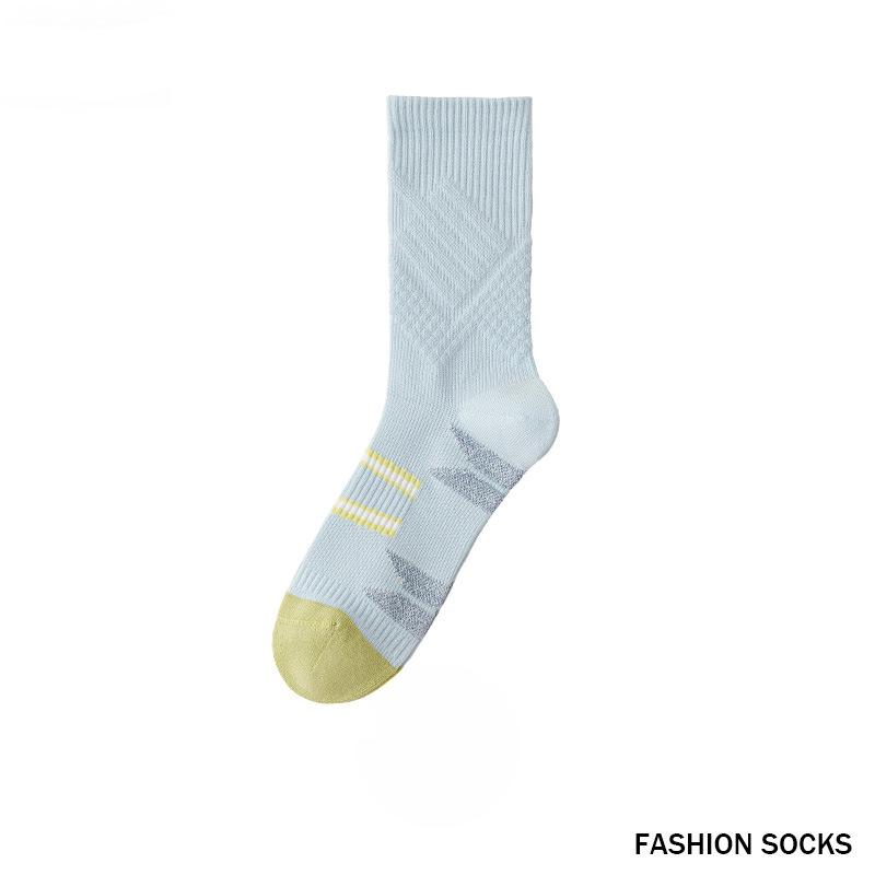 

Female Spring and Autumn Yoga Fitness Running 10A Antibacterial Deodorizing Towel Bottom Boneless Non Slip Socks 1 pair