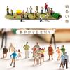 Scenery Collection Dolls, 1:150 Scale, Set of Approximately 100 Figures, Painted Human Figures, Decoration, Railway Models, Building Models, Dioramas,