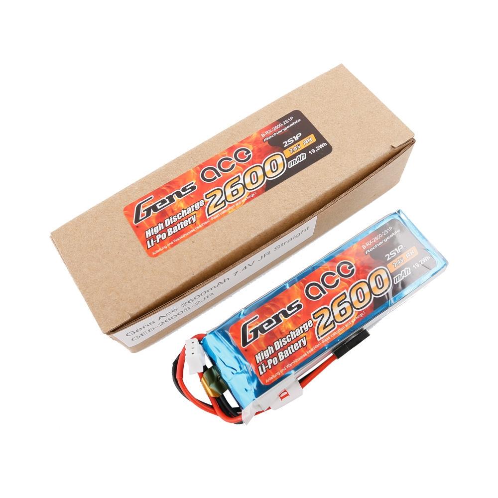 Buy Gens Ace Rx Lipo Pack 2s 7 4v 2600 Jr Plug Straight Ge6 2600s 2jr At Affordable Prices Price 30 Usd Free Shipping Real Reviews With Photos Joom