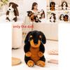 Authentic Dog Plush Figures In Rottweiler And Basset Hound Shapes With Premium Plush Material For Home Decor