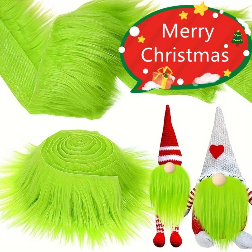 Nadýchaná plyšová lemovací látka DIY dekorace na vánoční stromek stuha vánoční party rekvizity halloweenský kostým