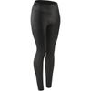 Solid Outdoor Leisure Sports Slim Elasticated Cycling Pants Women's Black