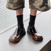 Summer new fashion trend one-pedal Muller shoes dress upright versatile leather slippers 91519-J