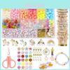 Set per la Creazione di Braccialetti con Perline in Argilla Morbida Unicorno Con Accessori Fai da Te Per Bambini