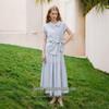 Women's French Style Two-Piece Skirt Set