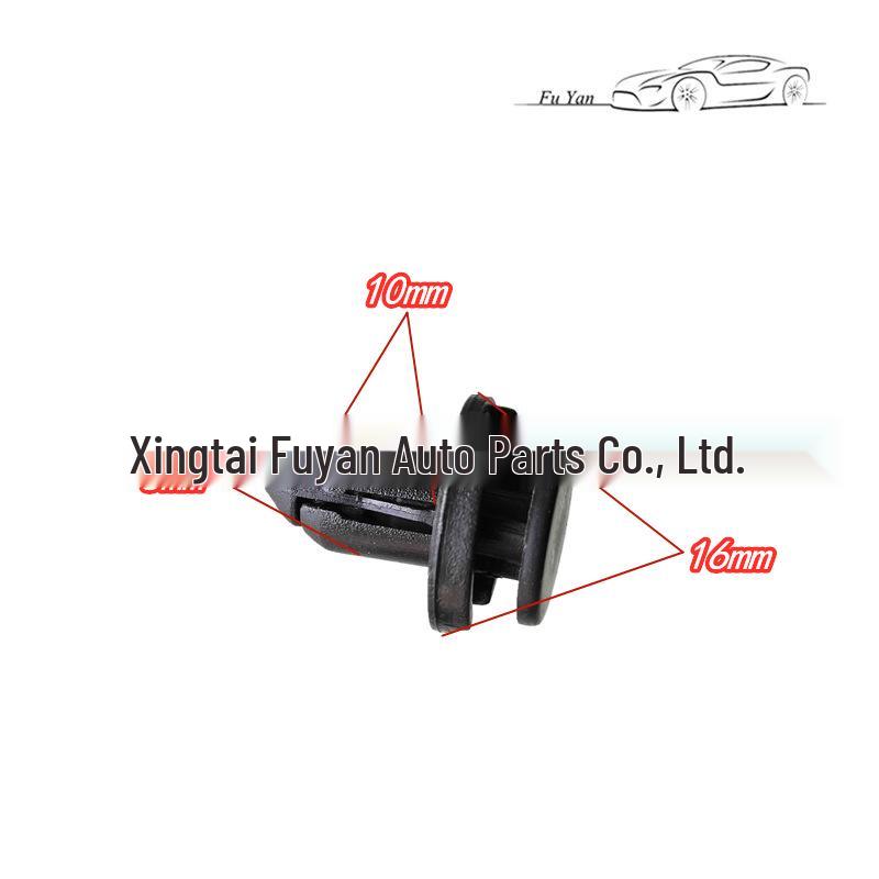 Universal Bumper Expansion Clip for Toyota & Honda - Plastic Male-Female Through-Hole Rivet Clip
