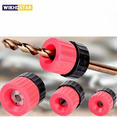 3-teiliges Bohrtiefenanschlag-Set | 3-13mm Verstellbare Kunststoff-Begrenzungsringe für Holzbearbeitung | Präzisions-Bohrführung