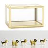 Figure Organizer Desktop Doll Acrylic Display Cabinet High Transparency Sealed Dustproof Show Case
