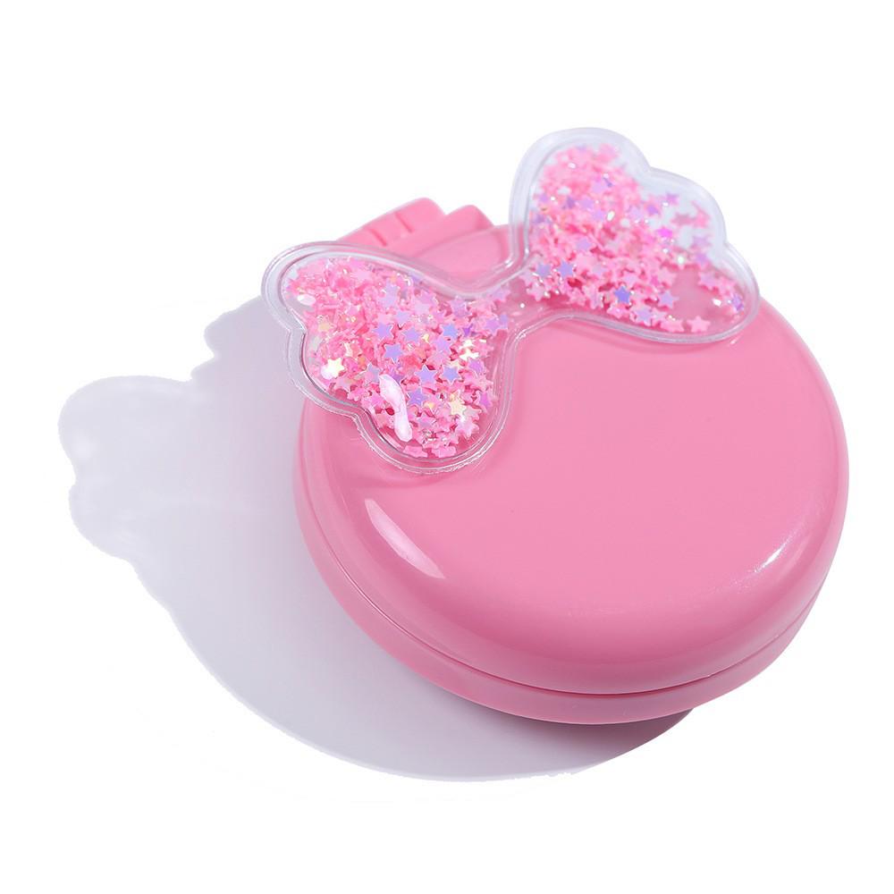 

Hot Selling Candy Color Folding Air Cushion Mirror Comb - Cute & Convenient All-in-one Household Tool 6.5*7.2cm