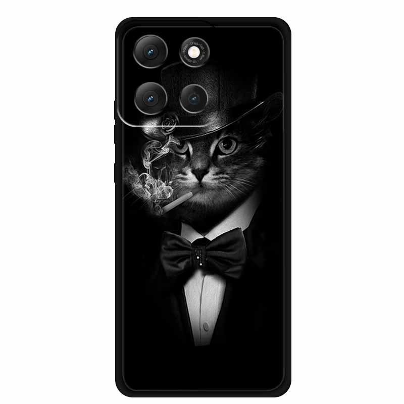 Für Motorola Moto G86 Power 5G Hülle G 86 Power Weiche TPU Silikon Rückseitenabdeckungen Für Moto G86 Power Tiere Bemalt Tiger Löwe Coque