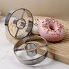 DIY Stainless Steel Donut Mold Cake Decorating Baking Tools Desserts Bread Cutter Maker Kitchen Home Baking Supplies