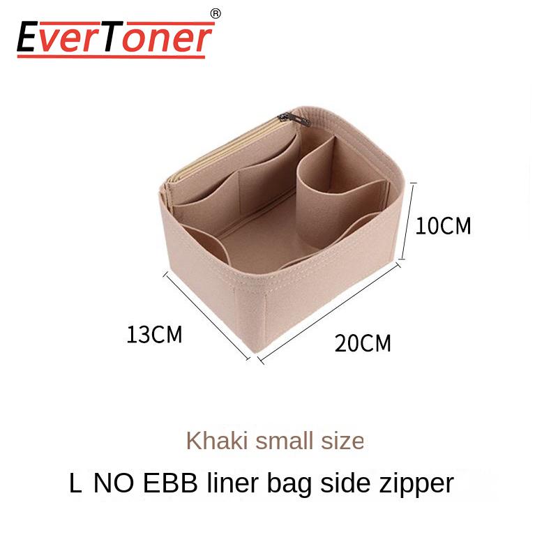 EverToner Bag Organizer Insert For l-v Noe Organiser Felt material Divider Shaper Protector Compartment Inner Bag Accessories