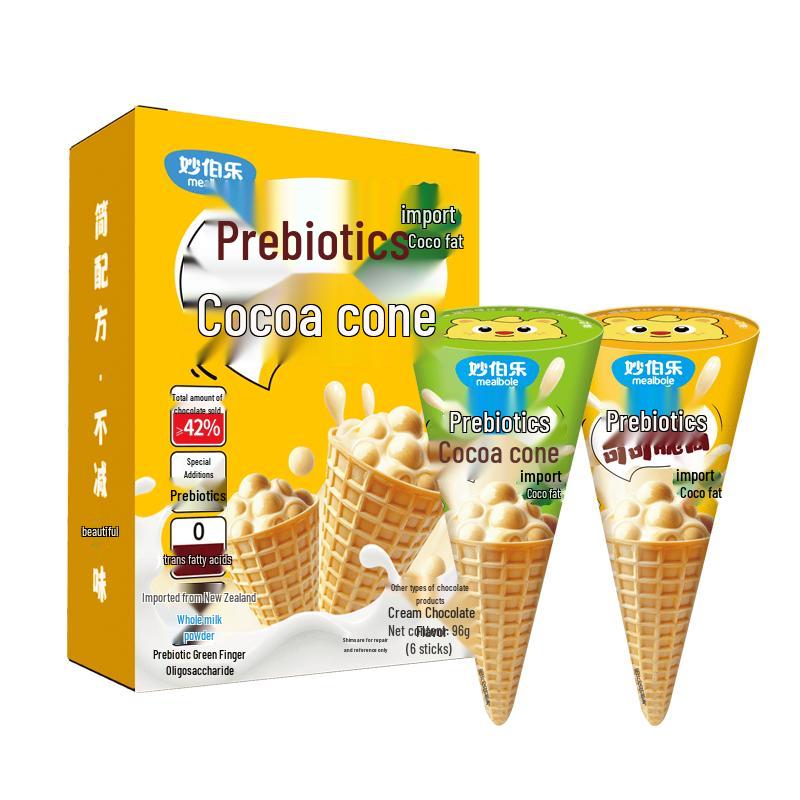Miaobole Prebiotic Cocoa Crispy Cones