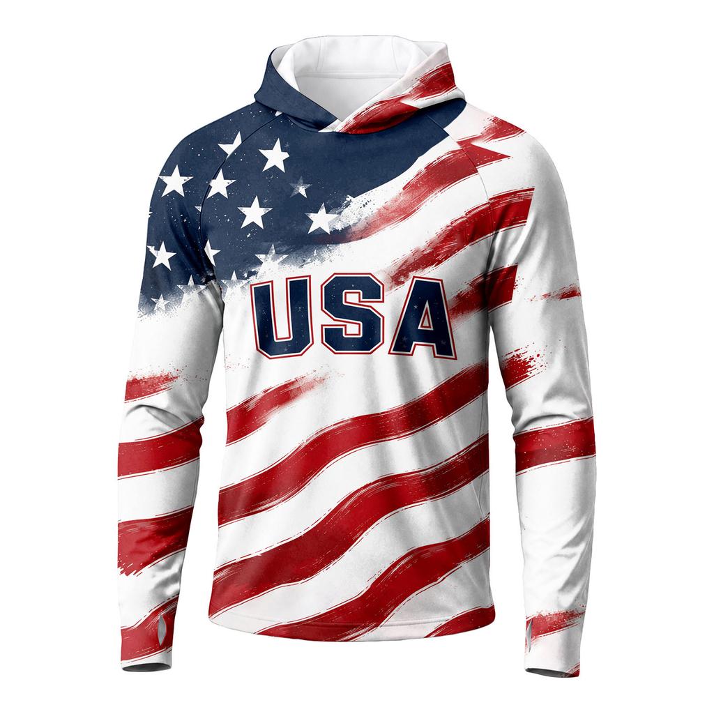 Men's Long Sleeve Quick-Dry Sun T-Shirt for Sports Outdoor Running