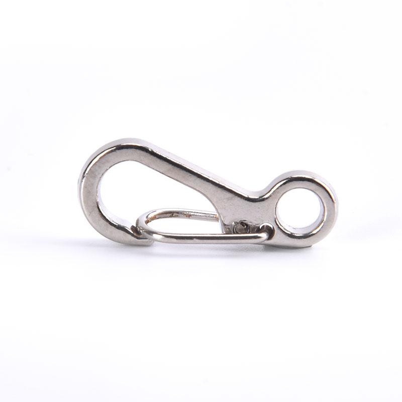 10Pcs Mini Spring Backpack Clasps Climbing Carabiners Keychain Camping Hooks