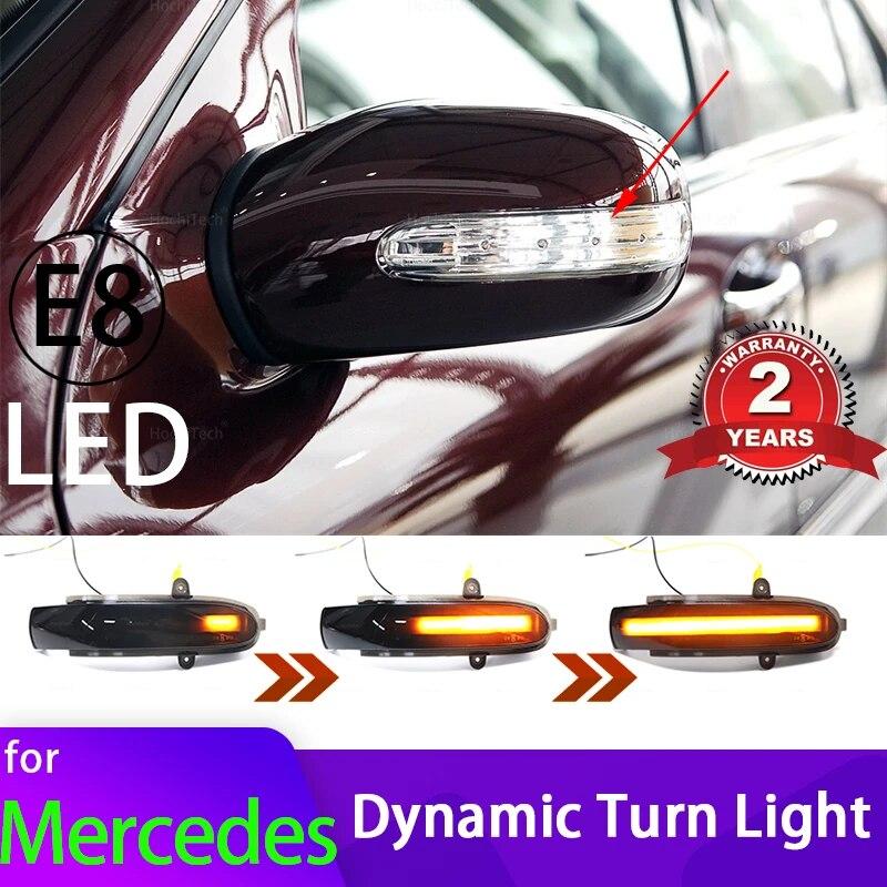 

Светодиодный динамический указатель поворота, индикатор бокового зеркала, последовательный свет для Mercedes Benz C Class W203 W211 S203 CL203 2001-2007