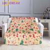Cartoon Frohe Weihnachten Katze Decke Druck Super Weiche Flanell Decke Flanell Bettdecke Bettwäsche Sofa