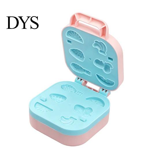 Art Craft Supplies Kids Polymer Clay Press Mold with Handle, DIY Plasticine Modeling Tools Sculpting Machine, Children Making Educational Toy