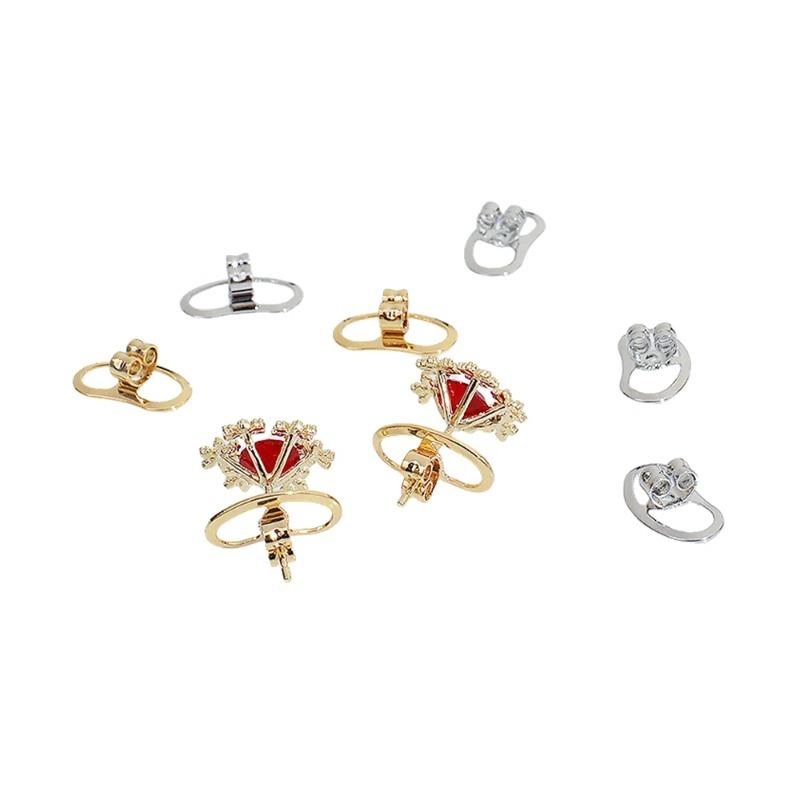 Pignose Earring Lift Diy Earring Accessories Large Earring Anti-falling Support Ear Blocking Lift Stainless Steel Earrings