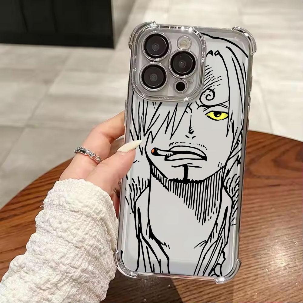One Anime Piece Characters Soft Funda For iPhone 17 Pro 16 15 14 13 12 11 Pro Max Case 17 Plus 17E 16E 17Air Silicon Phone Cover