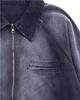 999Humanity Washed Canvas Trucker Jacket (Purple Charcoal)