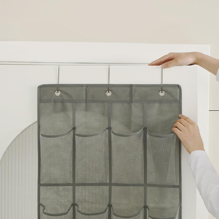 24/28 Grid Shoes Organizer Door Storage Holder Hanging Shoe Rack for Women Men