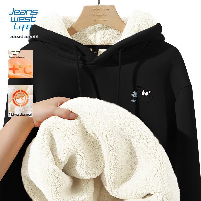 

JEANSWEST LIFE Men s Heavyweight Graphic Hoodie 2XL