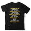 Grappig Muziektekst T-shirt Unisex Rock Pop Songtitels Muziekliefhebber Cadeau Grafisch