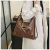 Large Capacity Vintage Casual Commute Tote Backpack Unisex Daily Bag
