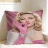 Singer M-Madonna Pillowcases Kawaii Pillow Case For Living Room Sofa Graphic Pillow Cover