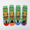 Teenage Mutant Ninja Turtles Casual Mid-Calf Jacquard Socks for Women & Men