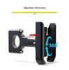 360° Rotating Aluminum Phone Holder for Bikes & E-Scooters - Shockproof, Universal Car Mount
