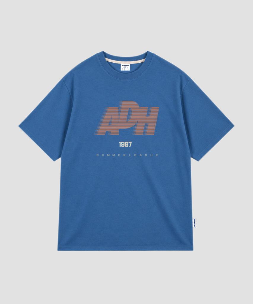 ALL DAY HOOPS Adh Summer League Oversized Short Sleeve T-Shirt Blue