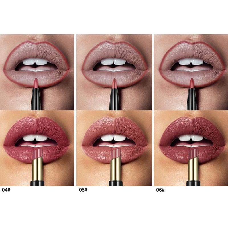 Pudaier - Dúo Delineador de Labios y Labial Mate - 16 Colores