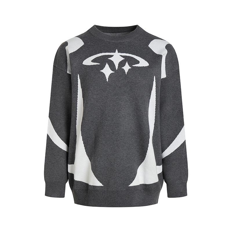Women's Versatile Round Neck Knit Sweater - Loose Fit, Autumn/Winter 2026 Collection