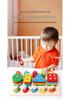 Three-in-One Wooden Fishing Bee Game: Educational Geometric Shape Matching Toy for Children