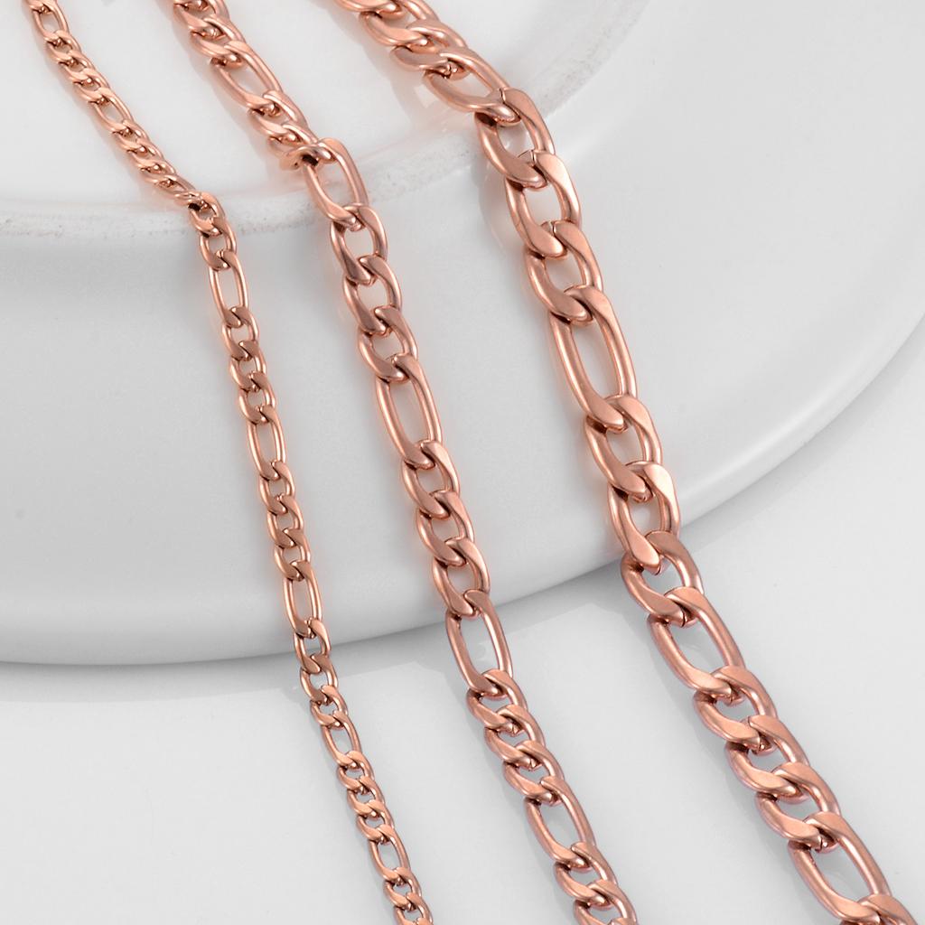 Klassische Edelstahl Figaro-Kette Heißer Verkauf Hochwertiger Schmuck für Männer und Frauen