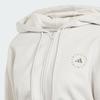Adidas X Stella McCartney Sportswear Cropped Hoodie With Solid Color Logo Women Tops Mica-Pink IT8268